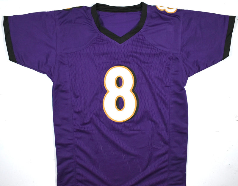 Trent Dilfer Autographed Baltimore Ravens Style Purple Custom Jersey