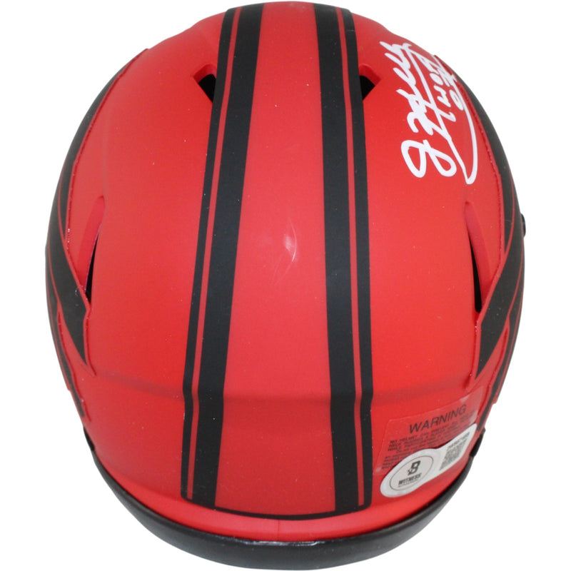 Jim Kelly Signed Buffalo Bills Rave Mini Helmet (HOF Inscribed)