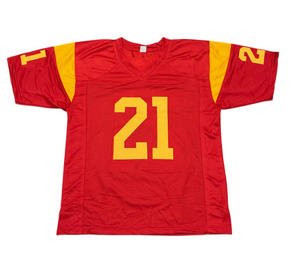 LenDale White Signed USC Trojans Custom Jersey (03/04 Rose Bowl Champ) Beckett