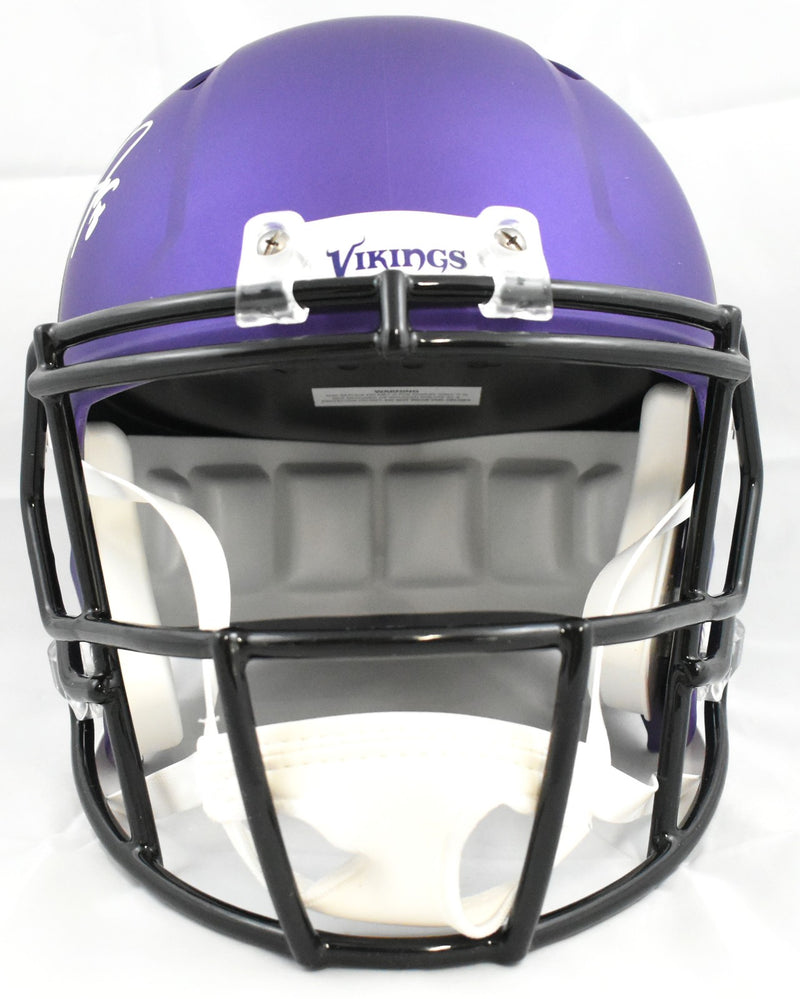 Justin Jefferson Signed Minnesota Vikings Full Size Speed Helmet