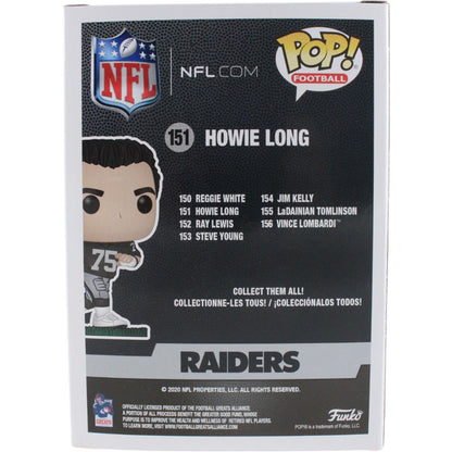 Howie Long Signed Las Vegas Raiders Funko Pop! #151 (Beckett Witnessed)