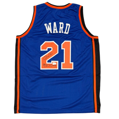 Charlie Ward Signed New York Knicks Custom Jersey (99 ECF Champs)