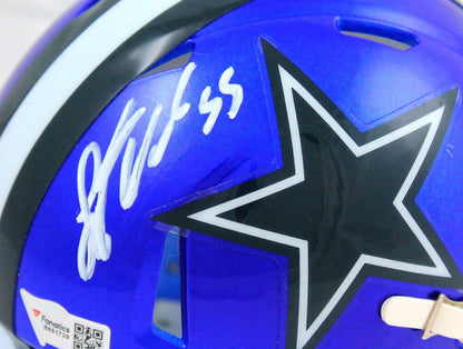 Leighton Vander Esch Signed Dallas Cowboys Flash Mini Helmet
