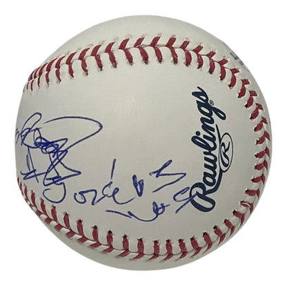 Angel Hernandez Autographed 2002 World Series Official MLB Baseball