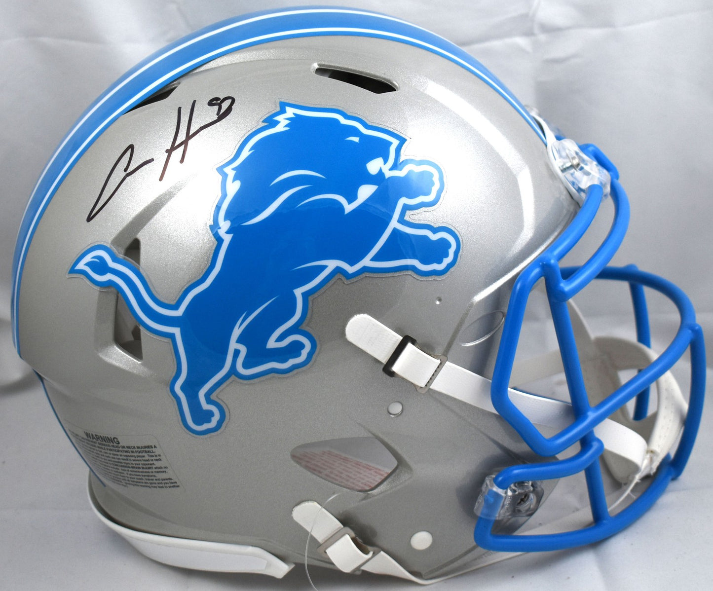 Aidan Hutchinson Autographed Detroit Lions Full Size Authentic Helmet