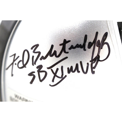 Fred Biletnikoff, Jim Plunkett & Marcus Allen Signed Raiders Mini Helmet