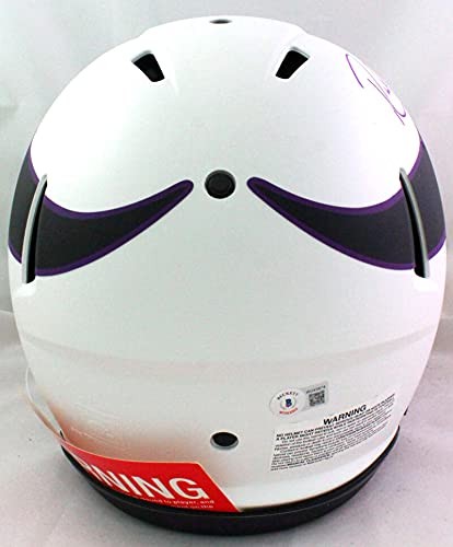 Randy Moss Signed Minnesota Vikings Lunar Eclipse Authentic Full Size Helmet