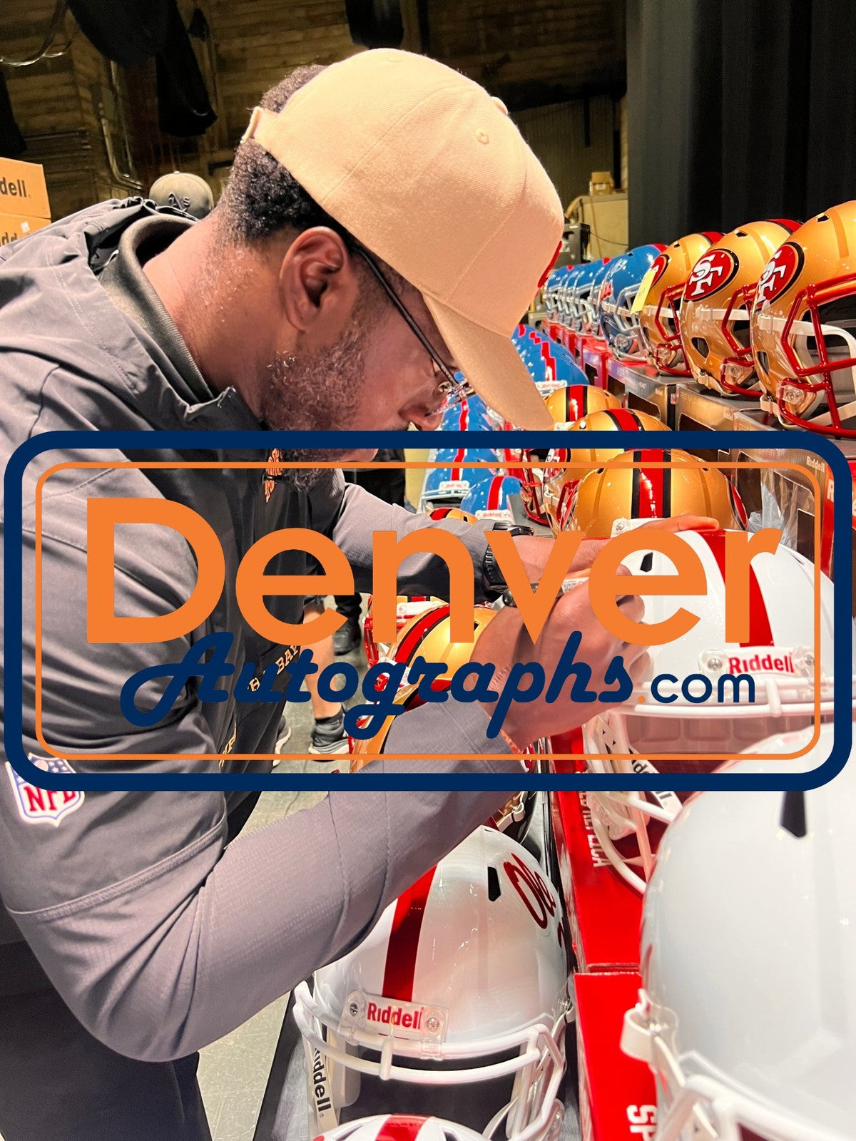 Patrick Willis Autographed Ole Miss Rebels Full Size Replica Helmet