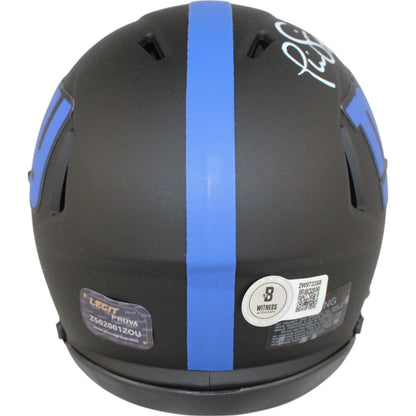 Phil Simms New York Giants Autographed Eclipse Mini Helmet