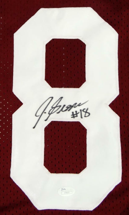 Germaine Gresham Autographed Maroon Custom Football Jersey
