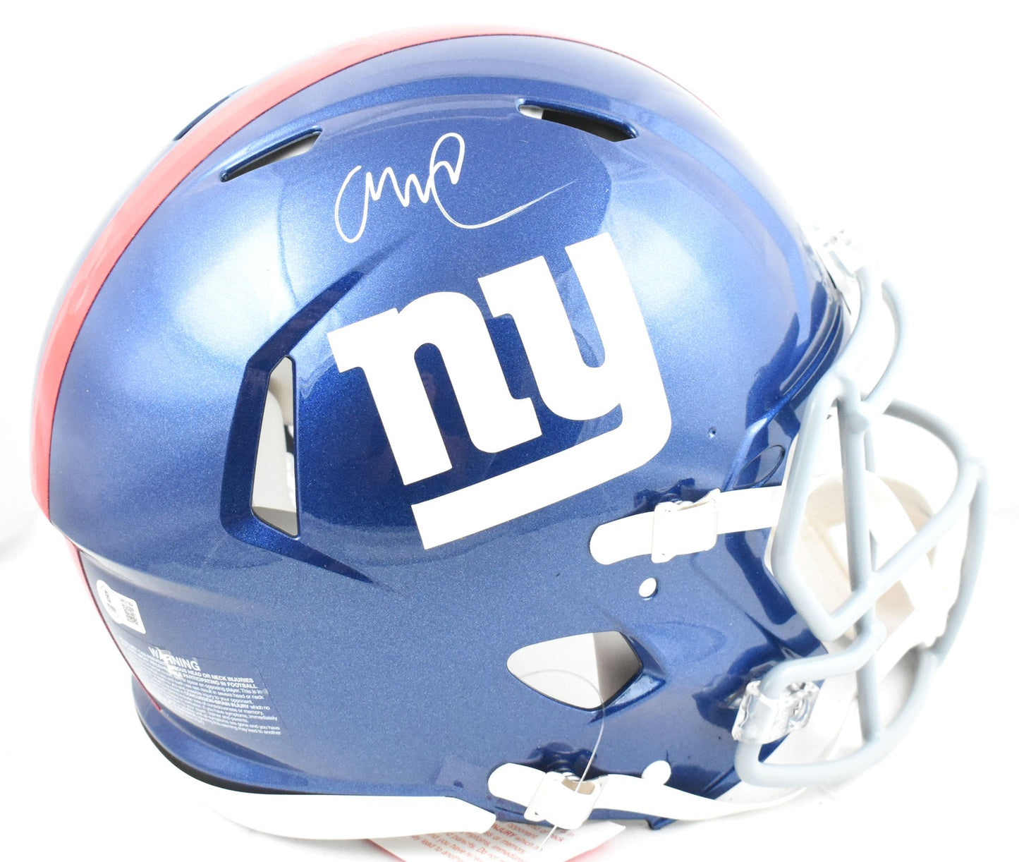 Abdul Carter Signed New York Giants Full Size Speed Authentic Helmet