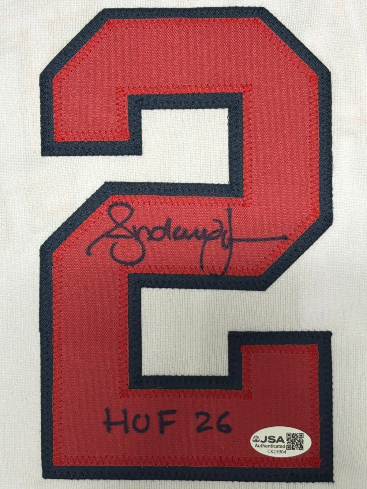 Andruw Jones Autographed Atlanta Braves Custom Jersey