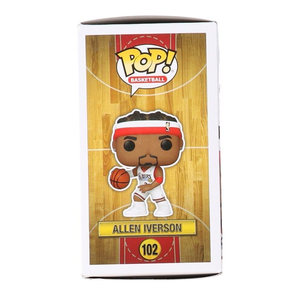 Allen Iverson Philadelphia 76ers Signed Funko Pop #102 JSA