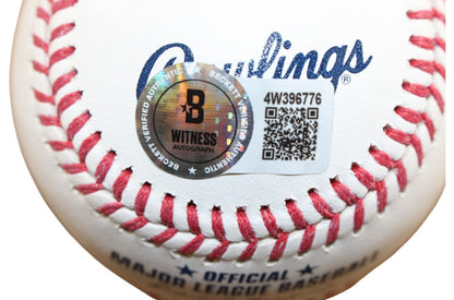 Domingo German Signed New York Yankees OML Baseball "PG" Inscription