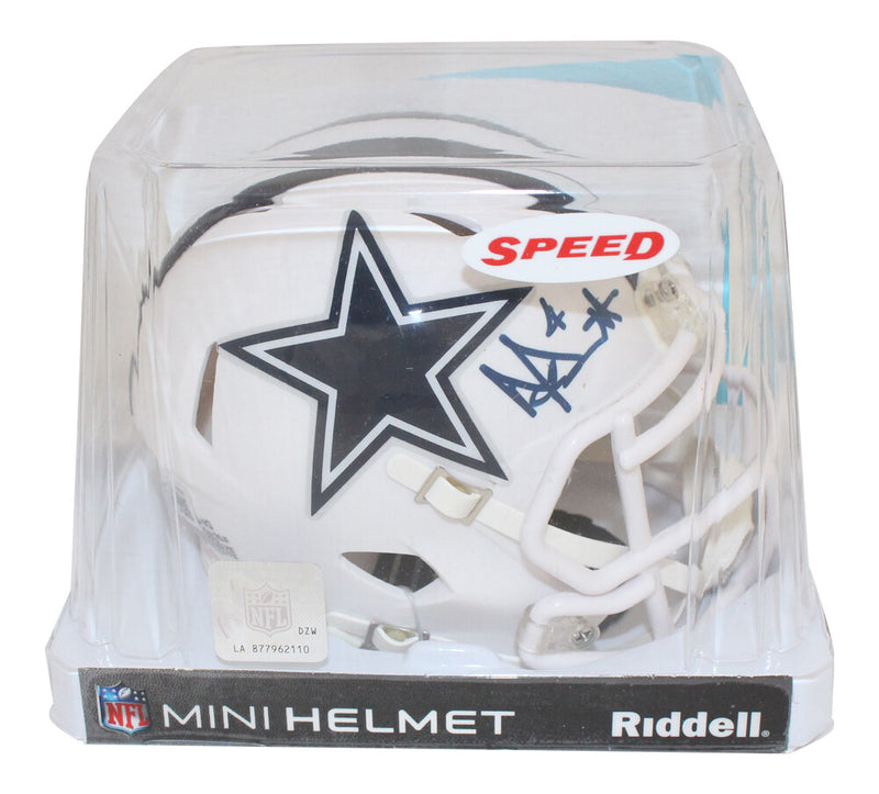 Dak Prescott Autographed Dallas Cowboys 2022 Alternate Mini Helmet