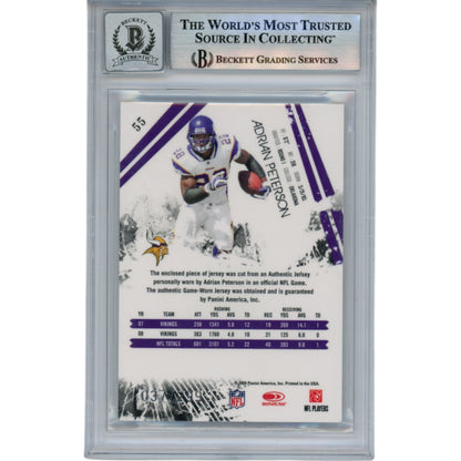Adrian Peterson Autographed 2009 Panini RS Longevity Patch Card
