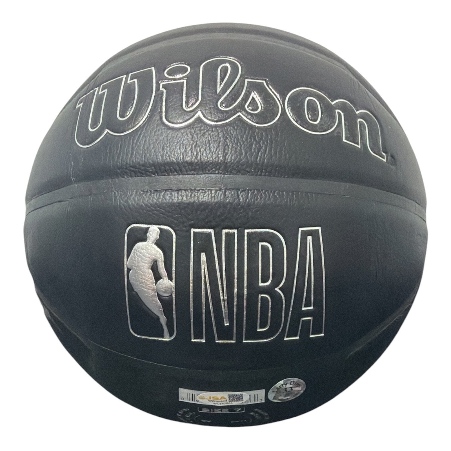 Larry Bird Autographed Boston Celtics Premier Black Basketball