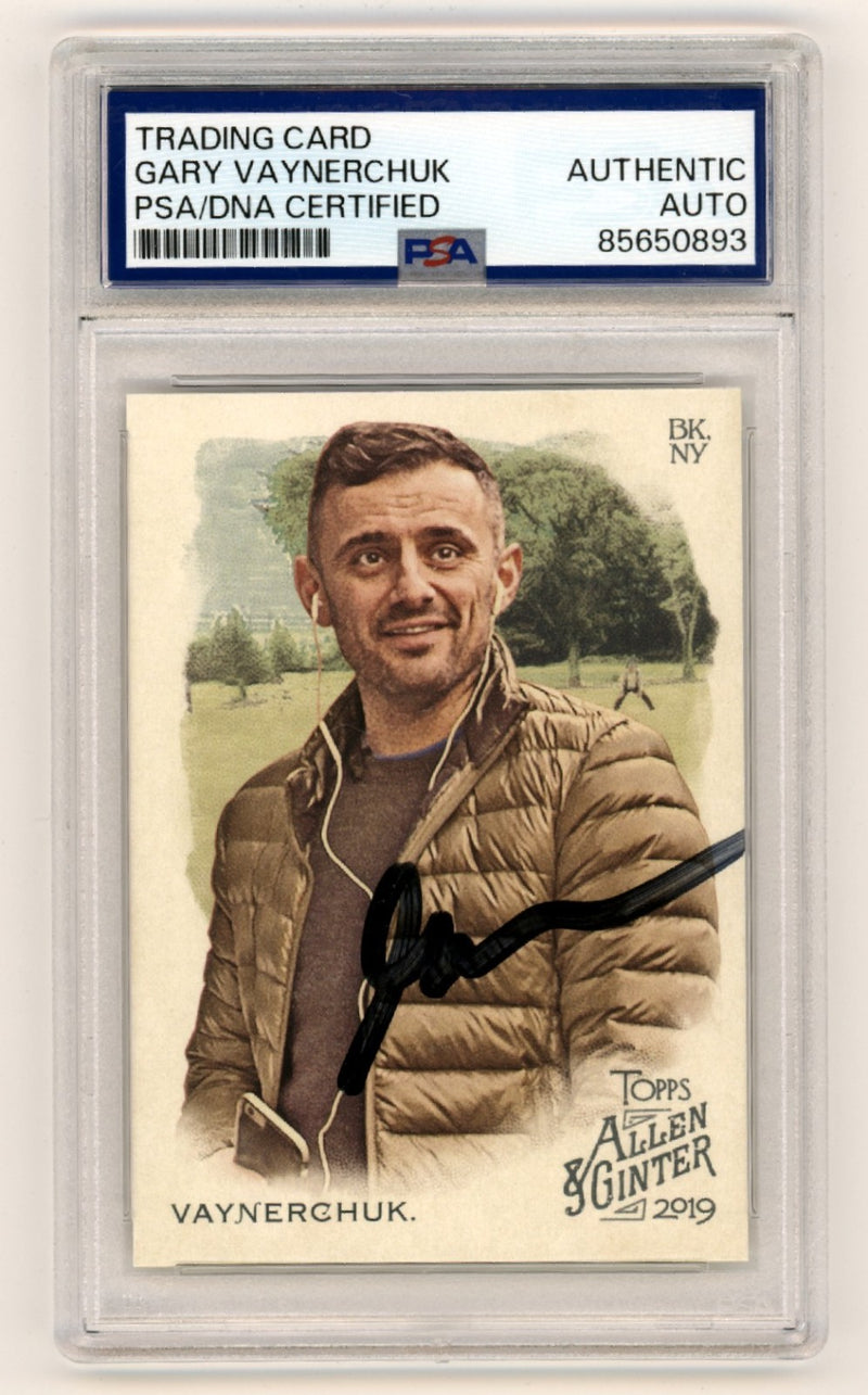 Gary Vaynerchuk Signed 2019 Topps Allen & Ginter #155 Card PSA