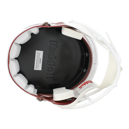 Barry Switzer Signed Oklahoma Sooners Full Size Speed Replica Helmet