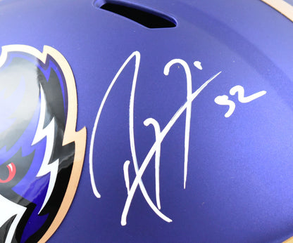 Ray Lewis Autographed Baltimore Ravens 2024 Alternate Speed Helmet