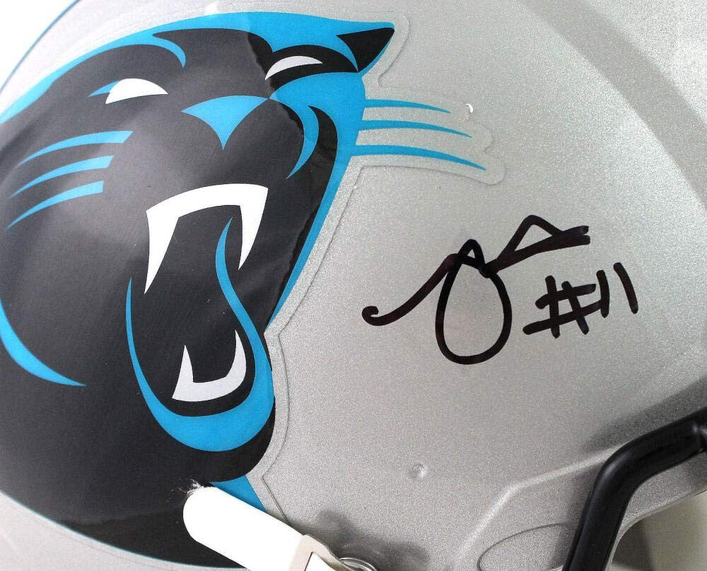 Robby Anderson Signed Carolina Panthers Full Size Speed Authentic Helmet