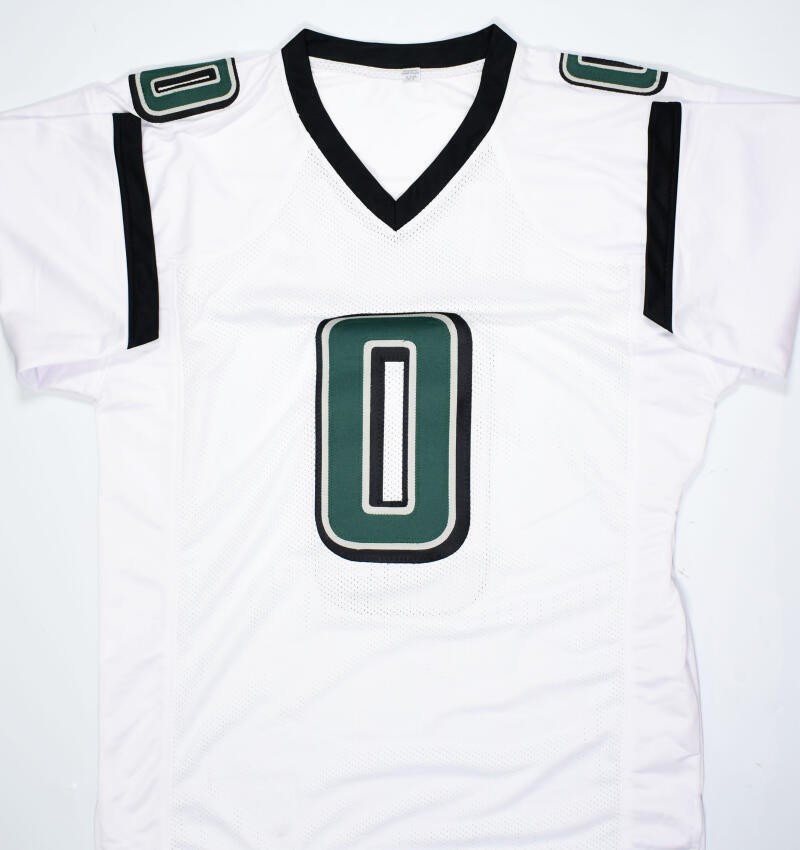 D'Andre Swift Autographed White Custom Jersey