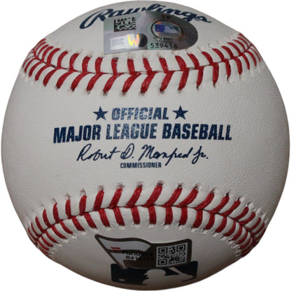 Hunter Greene Autographed Cincinnati Reds Baseball MLB Debut Inscription