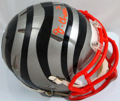 Ja'Marr Chase Signed Cincinnati Bengals Flash Speed Mini Helmet