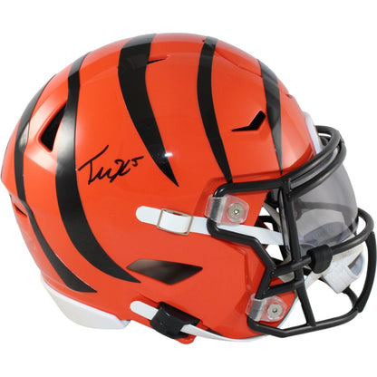 Tee Higgins Autographed Cincinnati Bengals Mid-Size Helmet