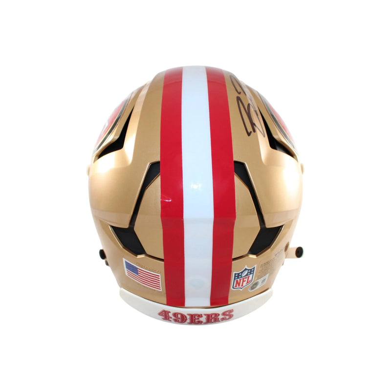 Brock Purdy & George Kittle Signed San Francisco 49ers Full Size Axiom Helmet