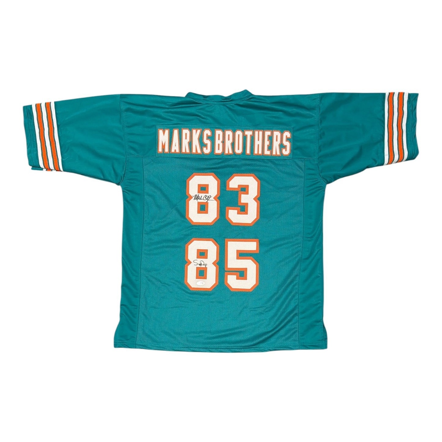 Mark Clayton & Mark Duper Signed Miami Dolphins Custom Jersey
