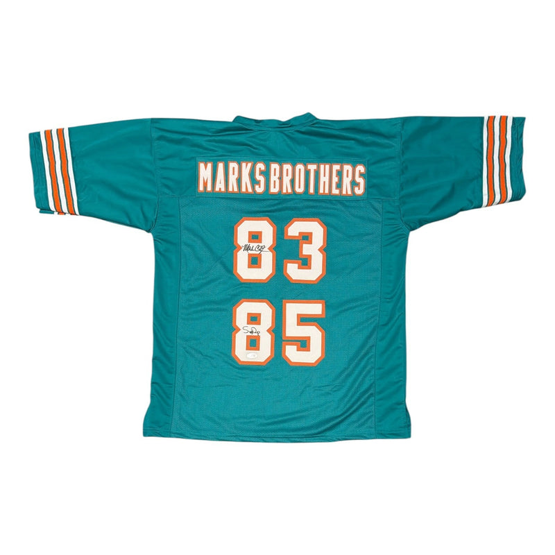 Mark Clayton & Mark Duper Signed Miami Dolphins Custom Jersey