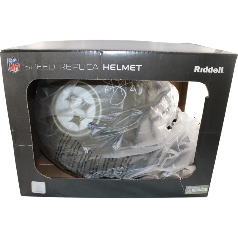 Troy Polamalu Signed Pittsburgh Steelers 2022 Salute to Service FS Helmet