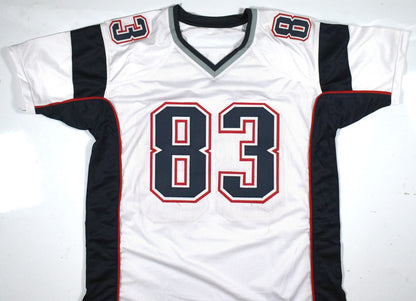Wes Welker Autographed White Custom Jersey