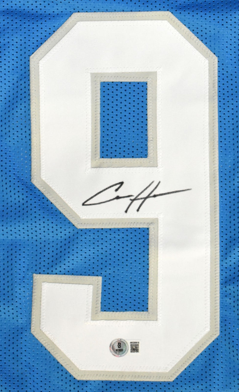 Aidan Hutchinson Signed Detroit Lions Custom Jersey - Blue