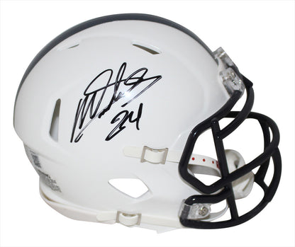 Miles Sanders Penn State Autographed Speed Mini Helmet (BAS)