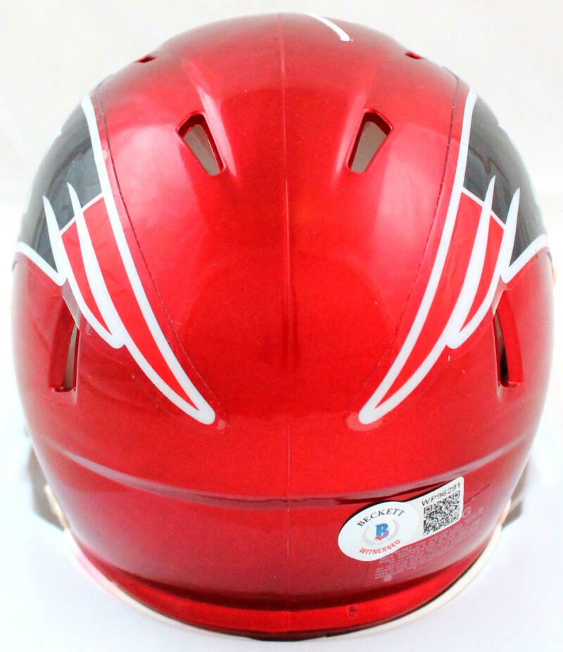 Ty Law Autographed New England Patriots Flash Speed Mini Helmet