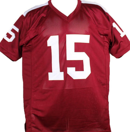 Dak Prescott Autographed Maroon College Style Custom Jersey