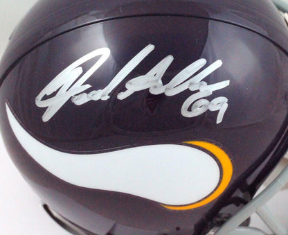Jared Allen Signed Minnesota Vikings 1961-1979 Throwback Mini Helmet