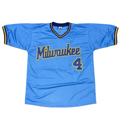 Paul Molitor Signed Milwaukee Brewers Custom Jersey