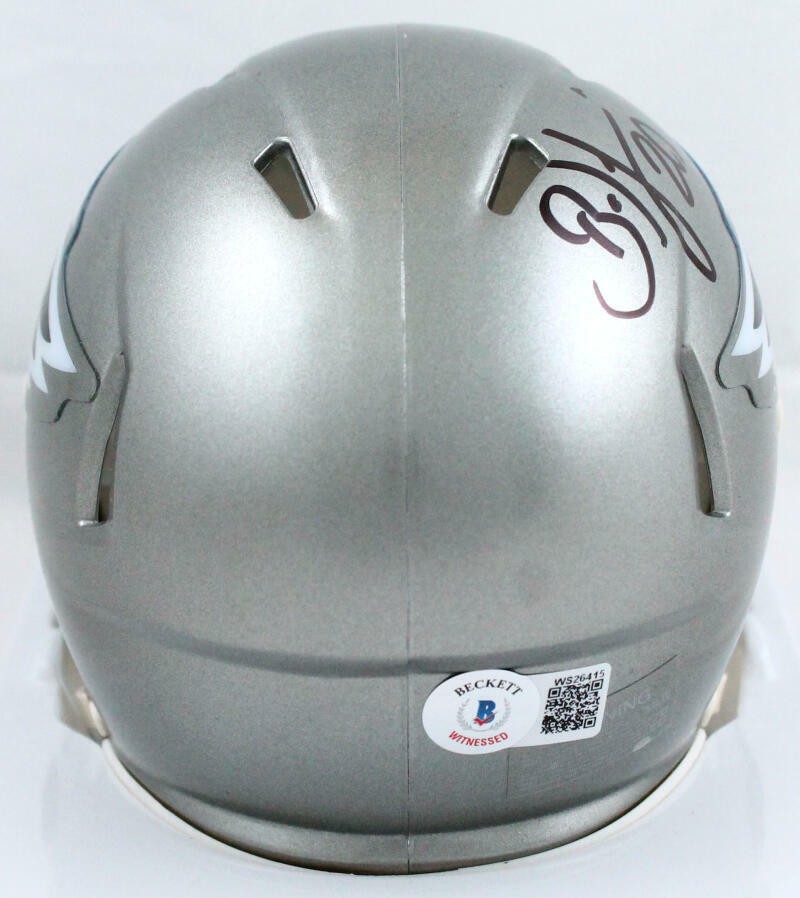 Brian Dawkins Signed Philadelphia Eagles Flash Speed Mini Helmet