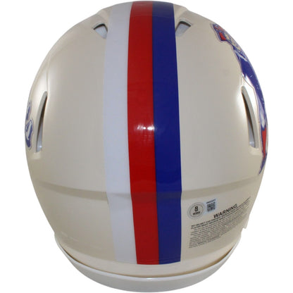 Randy Moss Autographed New England Patriots Full Size Authentic Retro Helmet