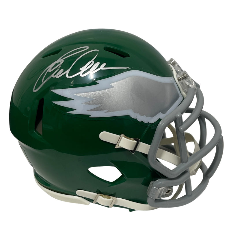 Eric Allen Signed Philadelphia Eagles Throwback Mini Helmet Beckett BAS