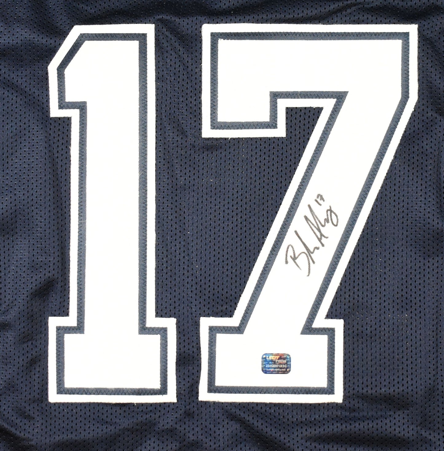 Brandon Aubrey Autographed Dallas Cowboys Blue Custom Jersey