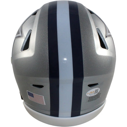 George Pickens Autographed Dallas Cowboys Mid-Size Midi Helmet (JSA)