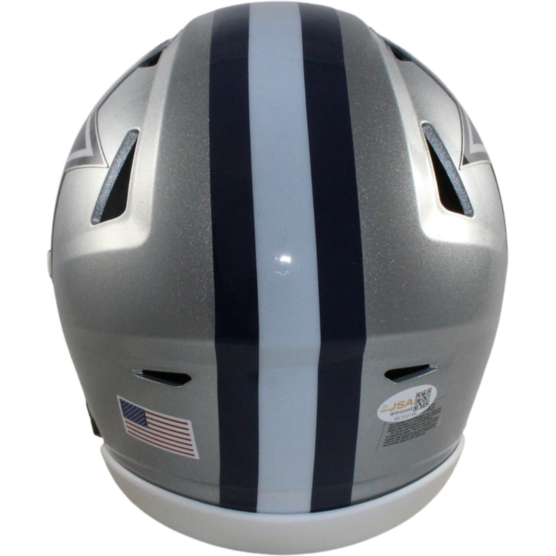 George Pickens Autographed Dallas Cowboys Mid-Size Midi Helmet (JSA)