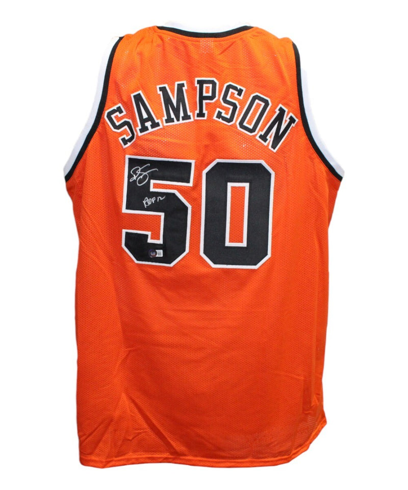 Ralph Sampson Signed Virginia Cavaliers College Style Jersey (HOF Inscription)