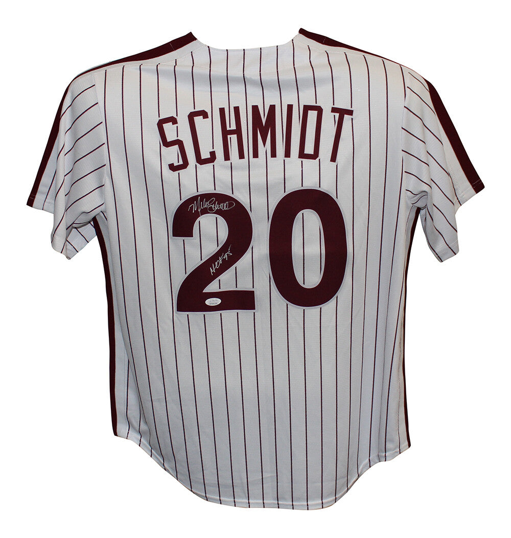 Mike Schmidt Autographed Philadelphia Phillies Mitchell & Ness HOF Jersey