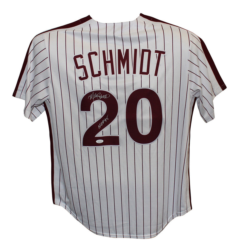 Mike Schmidt Autographed Philadelphia Phillies Mitchell & Ness HOF Jersey