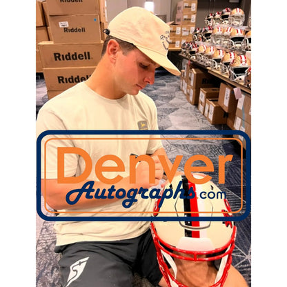 Brock Purdy & George Kittle Signed San Francisco 49ers Retro Speedflex Helmet